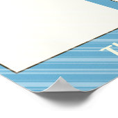 werknemer van de maandvertoning voor 5x5 foto's poster (Hoek)