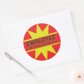Werknemer van de Sticker van de maand (Envelop)