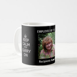 Werknemer van de Year Award Ontwerp van Janz Black Koffiemok