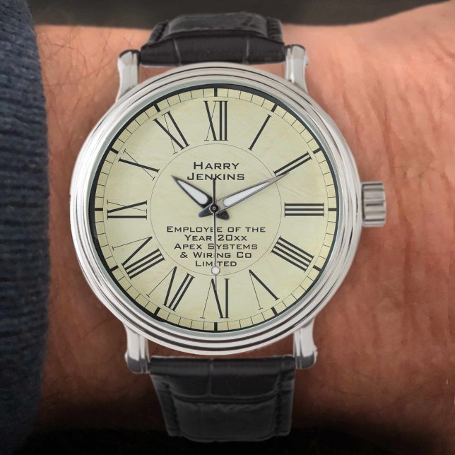Werknemer van het Europees Jaar van de uitzending Horloge (Creator heeft geüpload)