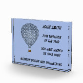 Werknemer van het jaar Warmluchtballonherkenning P Fotoblokken (Rechts)