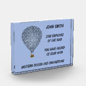 Werknemer van het jaar Warmluchtballonherkenning P Fotoblokken (Links)