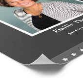 Werknemer van het kantoor van maandelijkse erkenni poster (Hoek)