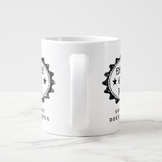 Werknemer van maand extra grote gift van de mok va (Achterkant)