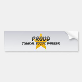 Werknemer voor medisch en sociaal personeel bumpersticker