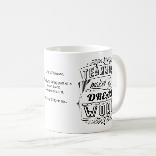 Werknemerevaluatieteam Koffiemok (Voorkant rechts)