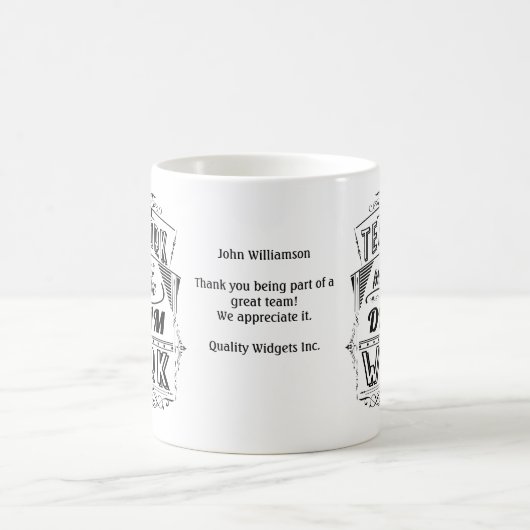 Werknemerevaluatieteam Koffiemok (Center)