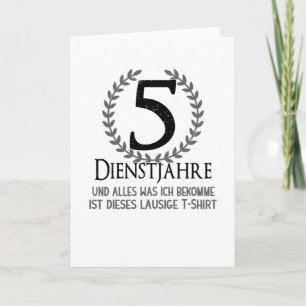 Werknemers 5 Jaar Bedrijfsjubileum Bedrijf Kaart