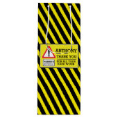 Werknemers danken je met een jervon-gebarentas wijn cadeautas (Voorkant)