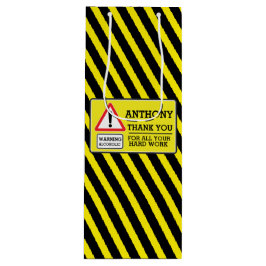 Werknemers danken je met een jervon-gebarentas wijn cadeautas