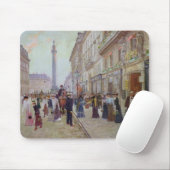 Werknemers die de Maison Paquin verlaten Muismat (Met muis)