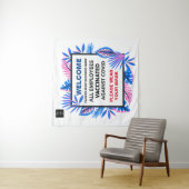 Werknemers gevaccineerd Welkom Tapestry Achtergron Wandkleed (In situ)
