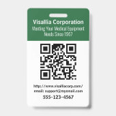 Werknemers-ID Badge (Achterkant)