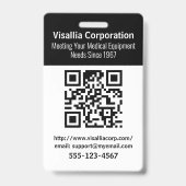 Werknemers-ID Badge (Achterkant)