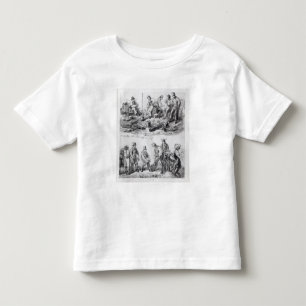 Werknemers in de buurt van de New Post Kantoor in Kinder Shirts