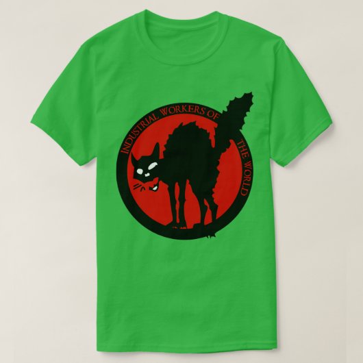 werknemers in de industrie van sabo tabby t-shirt (Design voorkant)