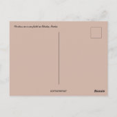 Werknemers in een rijstpadie in Odisha India Briefkaart (Achterkant)