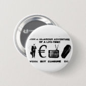 Werknemers kopen ronde button 5,7 cm (Voorkant /achterkant)