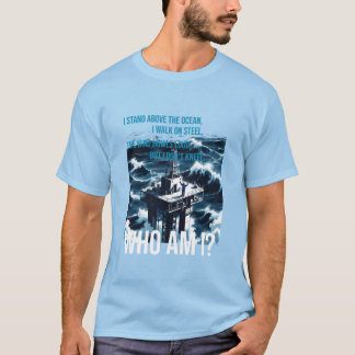 Werknemers offshore-booreilanden t-shirt
