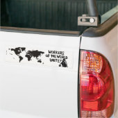 werknemers van de Bumpersticker van de wereld vere (Op Truck)