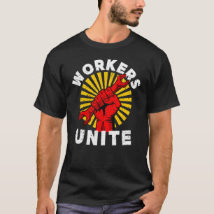Werknemers verenigen zich t-shirt