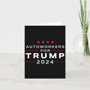 Werknemers voor Trump 2024 - Trump Union Design Kaart