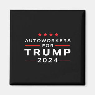 Werknemers voor Trump 2024 - Trump Union Design Magneet