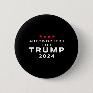 Werknemers voor Trump 2024 - Trump Union Design Ronde Button 5,7 Cm