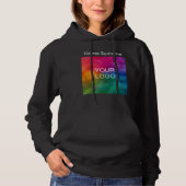 Werknemersbedrijf Zakelijke Logo Vrouwen Hoodie (Voorkant)