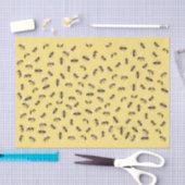 Werknemersbijen en piranaire omslag en ontbinding  tissuepapier (Craft)