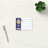 Werknemerserkenning je gouden medaille-onderscheid post-it® notes (Kantoor)