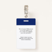 Werknemersfoto Handtekening Logo Naam Aangepaste I Badge (Achterkant met clip)