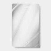 Werknemersnaam Badge Silver/Business Logo Personee (Achterkant)