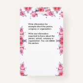 Werknemersnaam ID Kaart Custom Badge (Achterkant)