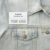 Werknemersnaam Tag Magnetische Custom Business Log (In situ)