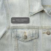 Werknemerstitel Professioneel Magnetisch Naamplaatje (In situ)