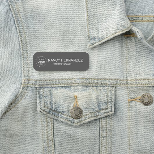 Werknemerstitel Professioneel Magnetisch Naamplaatje (In situ)