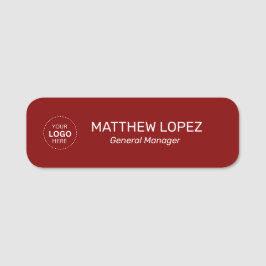 Werknemerstitel Professioneel Magnetisch Naamplaatje