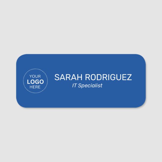 Werknemerstitel Professioneel Magnetisch Naamplaatje (Voorkant)