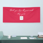 Werknemersvakantie Bedankt Teken Spandoek (Beurs)