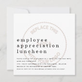 Werknemerswaardering Dag Bedrijfs Logo Kaart (Voorkant)