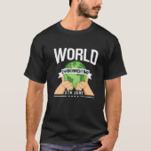 Werkomgeving op de wereldmilieudag t-shirt (Voorkant)