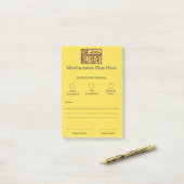 Werkorderdia's Post-it® Notes (Op bureau)