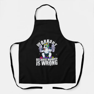 Werkout omdat de Moord de Verkeerde Tanktop Unicor Schort