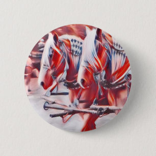 Werkpaarden Ronde Button 5,7 Cm