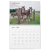 Werkpaarden van de Amish2 Kalender (Mar 2026)