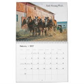Werkpaarden van de Amish2 Kalender (Feb 2027)