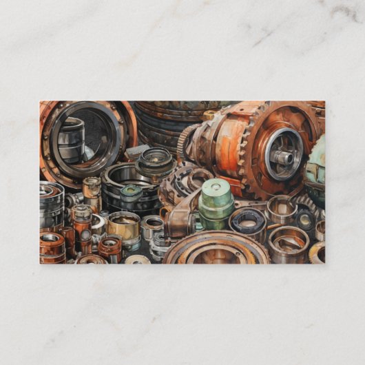 werkplaats visitekaartje (Achterkant)