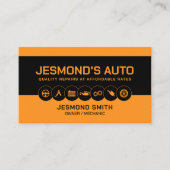 werkplaats voor automatisch herstel visitekaartje (Voorkant)