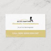 Werkplaats voor automatisch schilderen | beroeps visitekaartje (Voorkant)